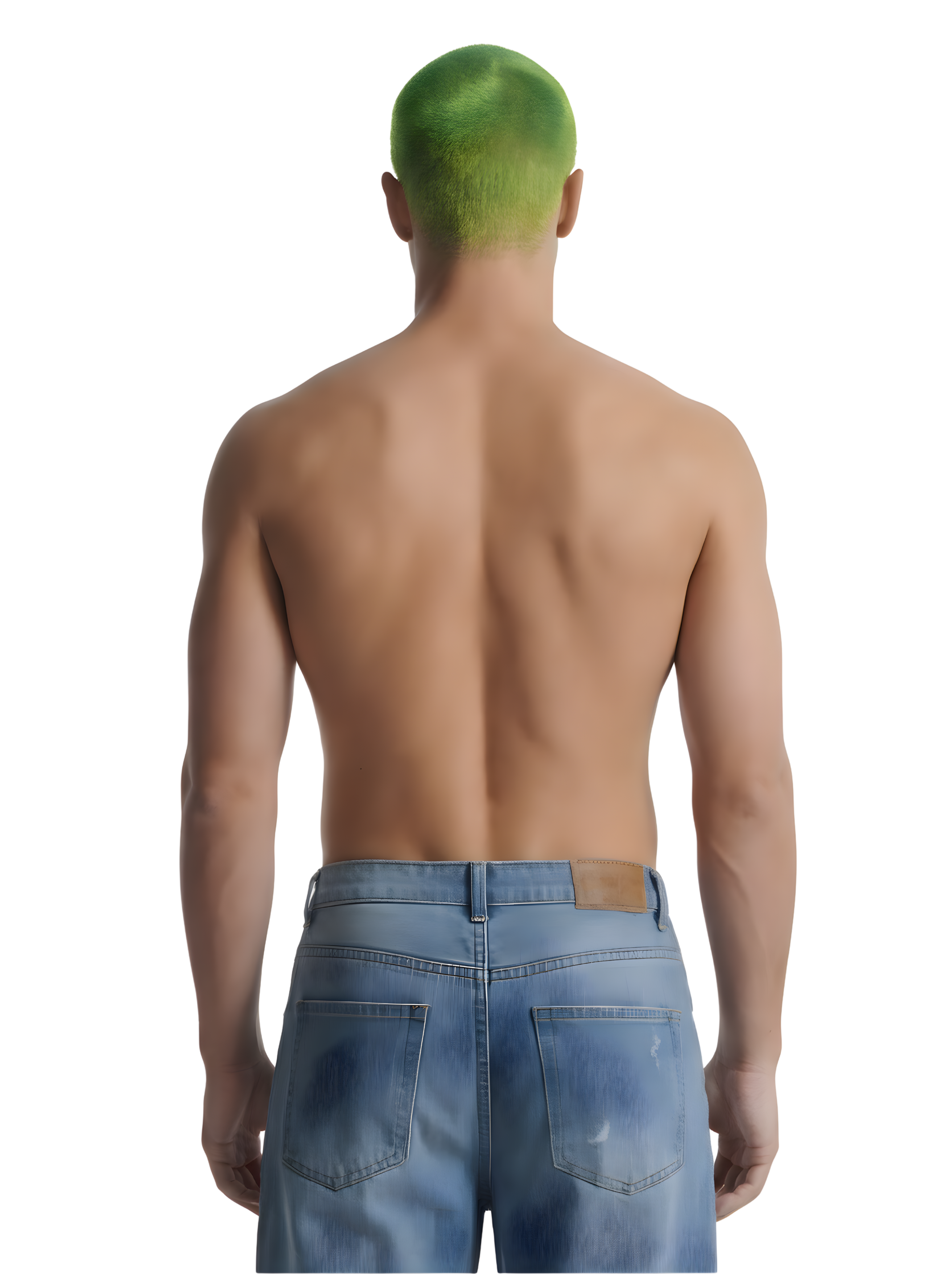 BLOK Kaiju Graphic Distressed Jeans