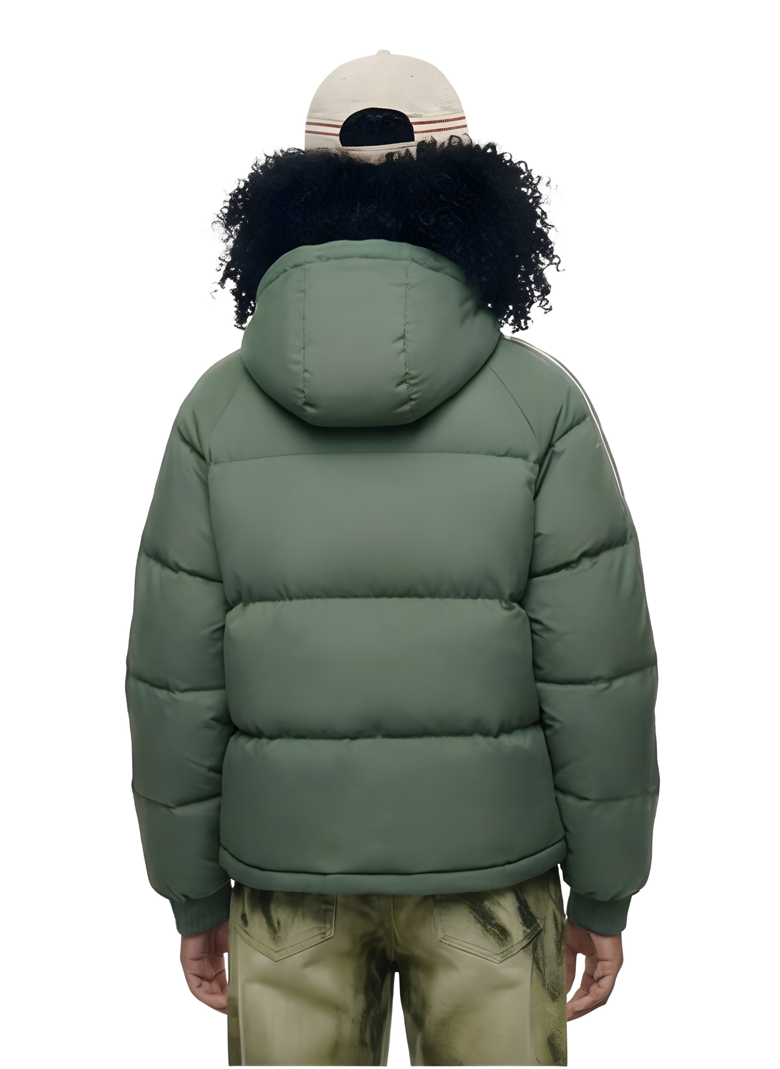 BLOK Utility Puffer Jacket – Sage Edition