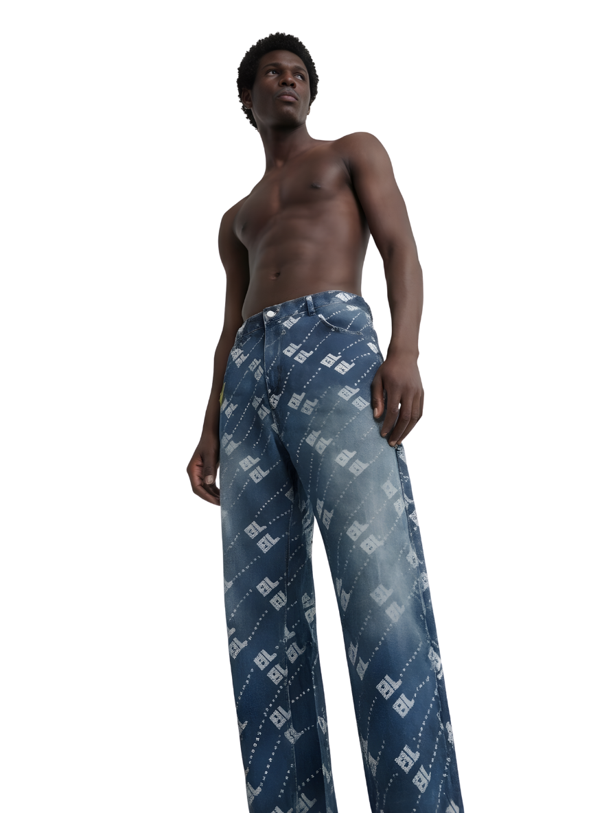 BLOK Monogram Denim – Indigo Repeat