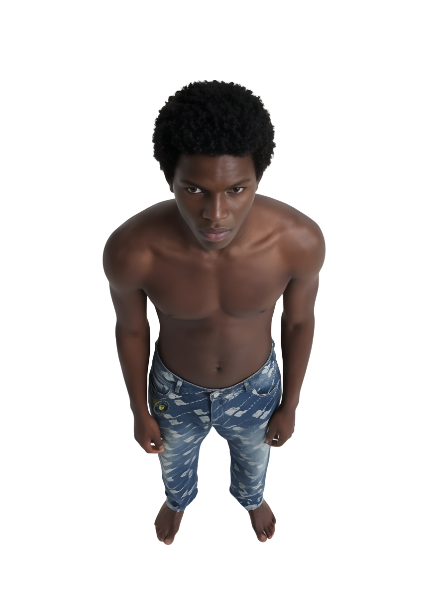 BLOK Diagonal Monogram Denim