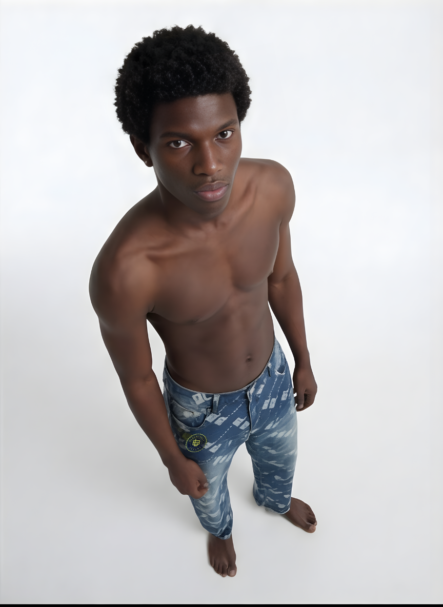 BLOK Diagonal Monogram Denim