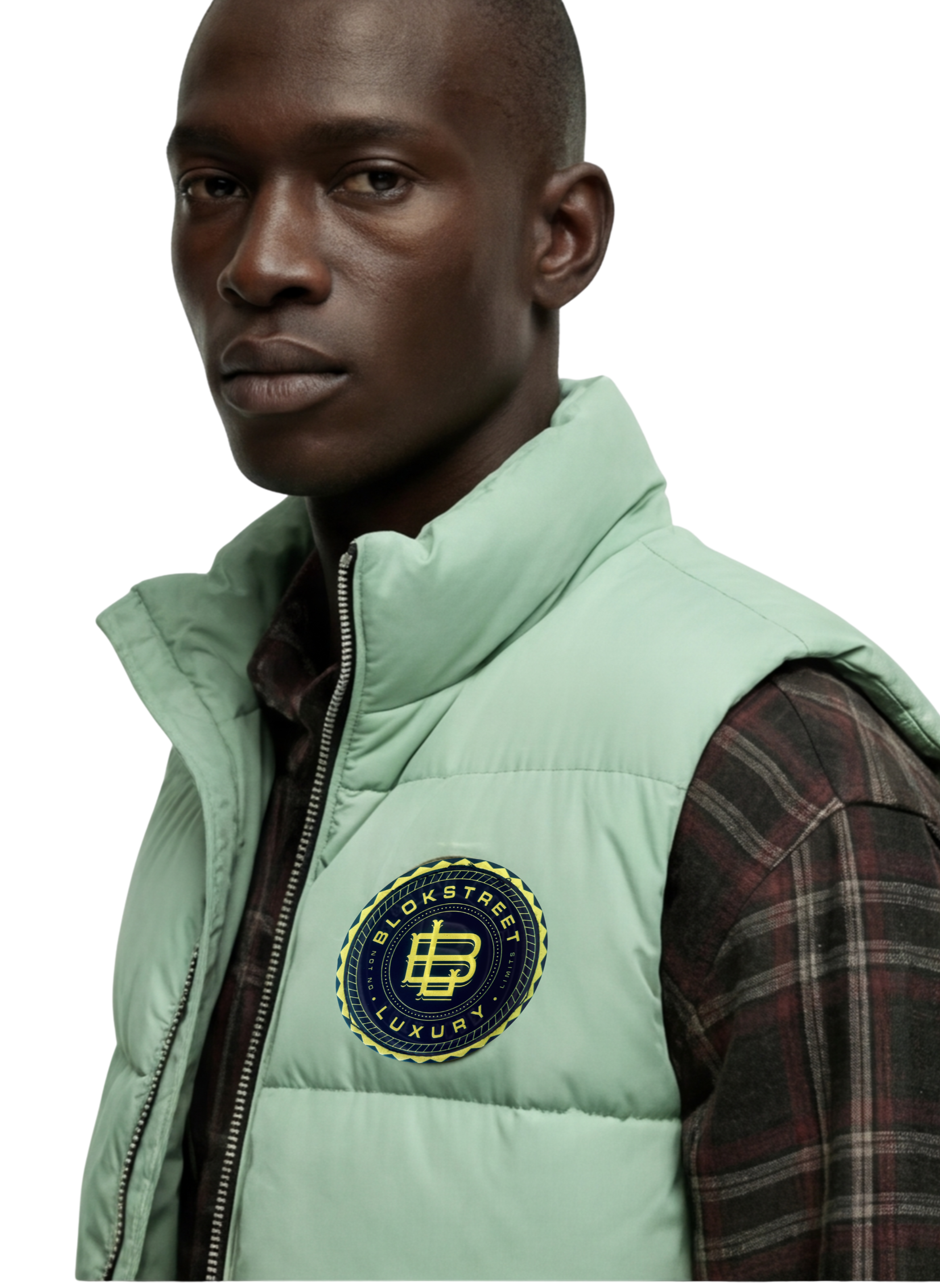 BLOK Puffer Vest – Grass Ain't Greener Edition