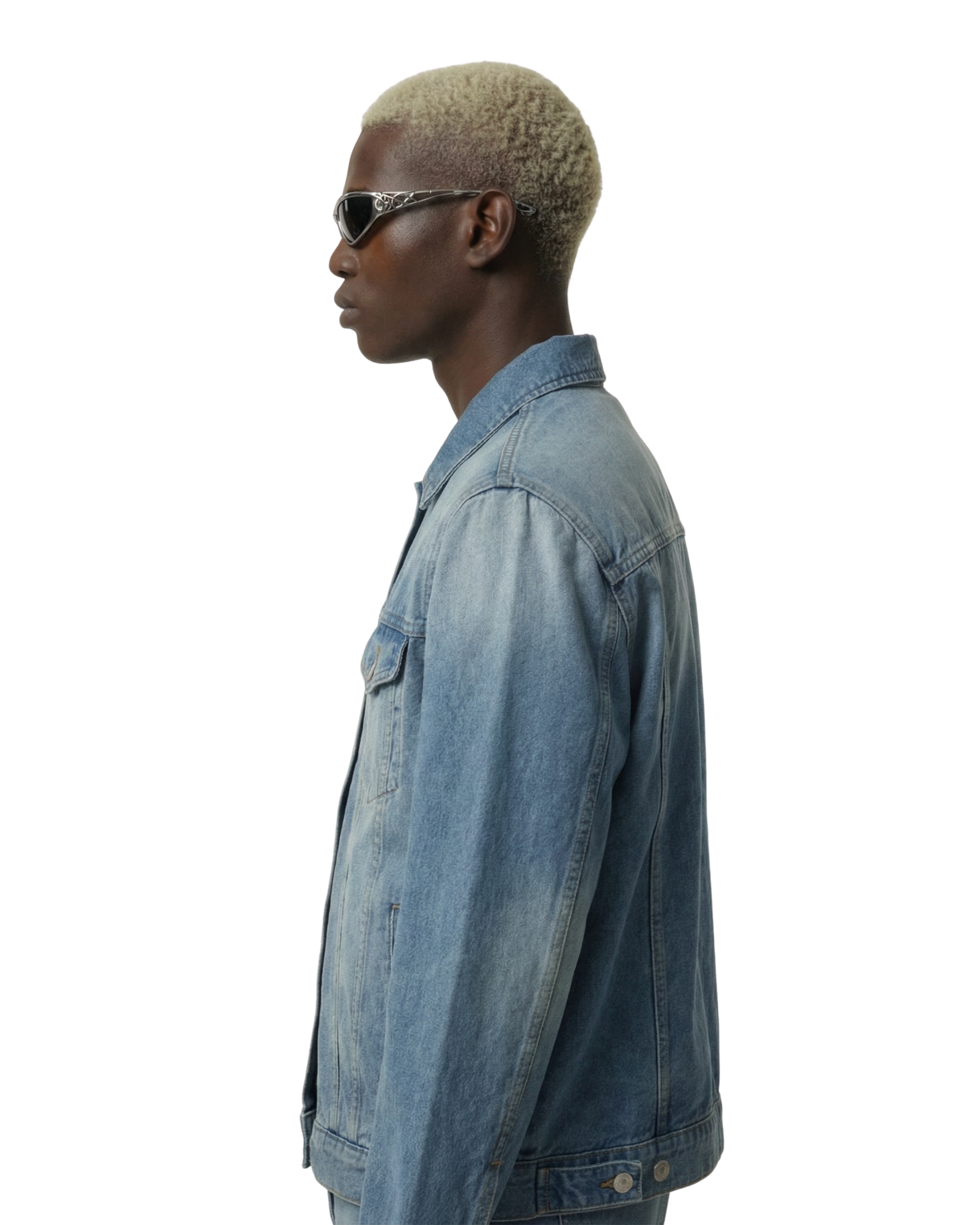 BLOK Washed Indigo Overshirt