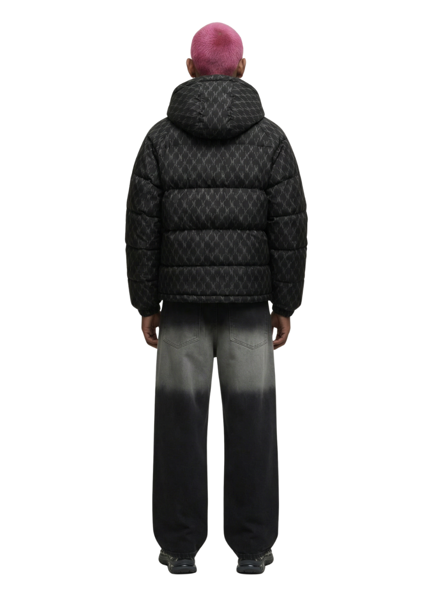 BLOK Obsidian Quilted Hooded Bomber