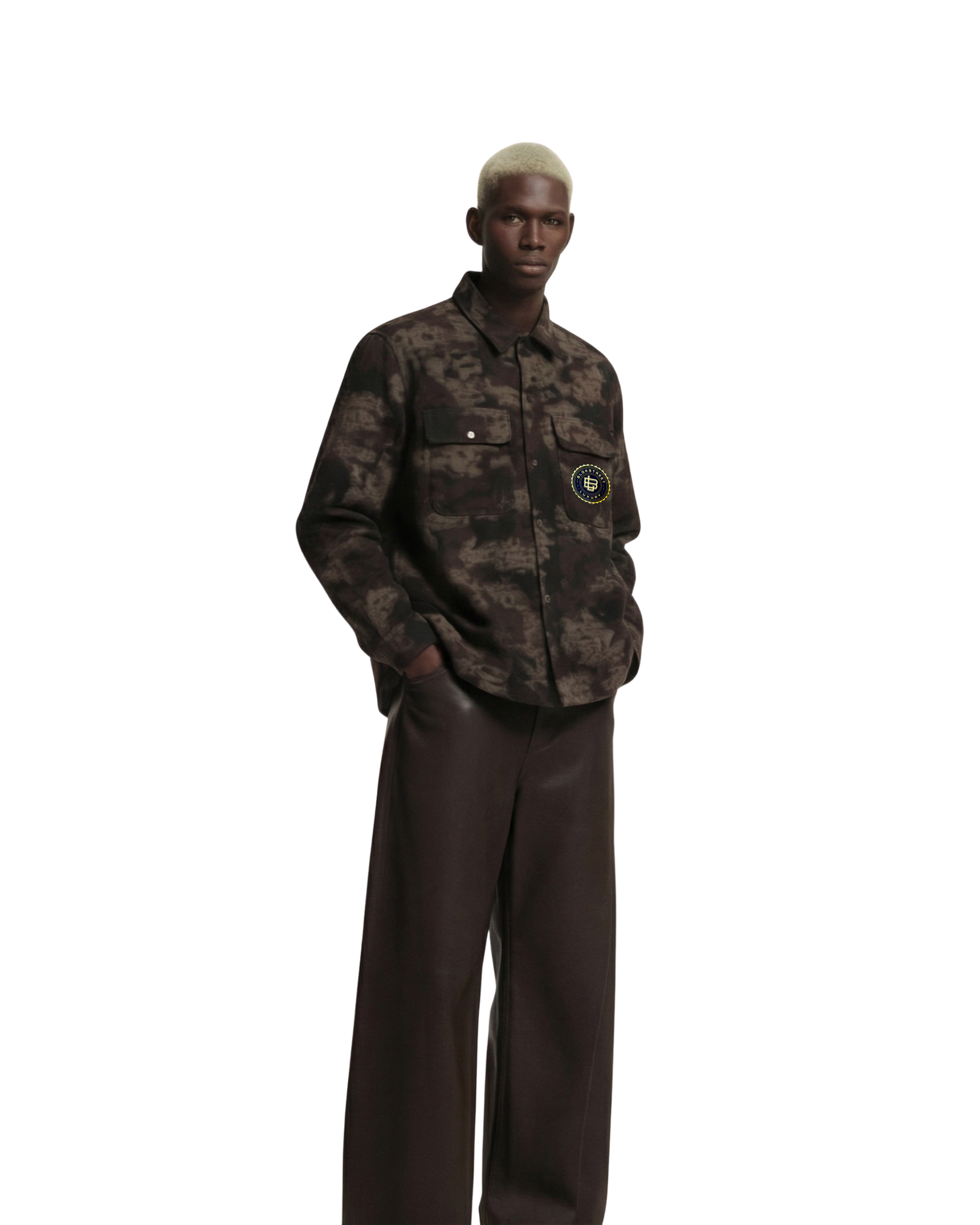 BLOK Shadow Jacquard Camo Overshirt