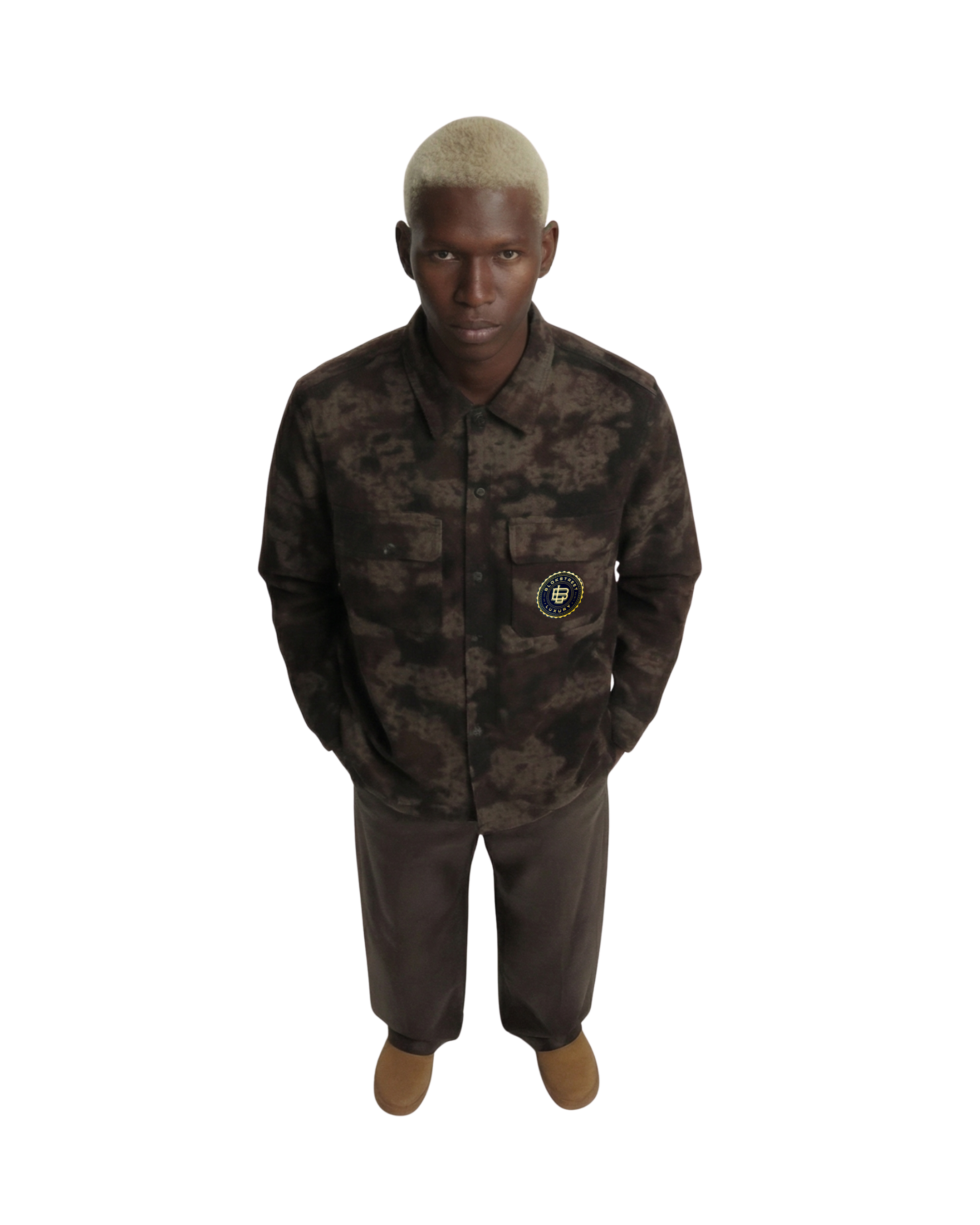 BLOK Shadow Jacquard Camo Overshirt