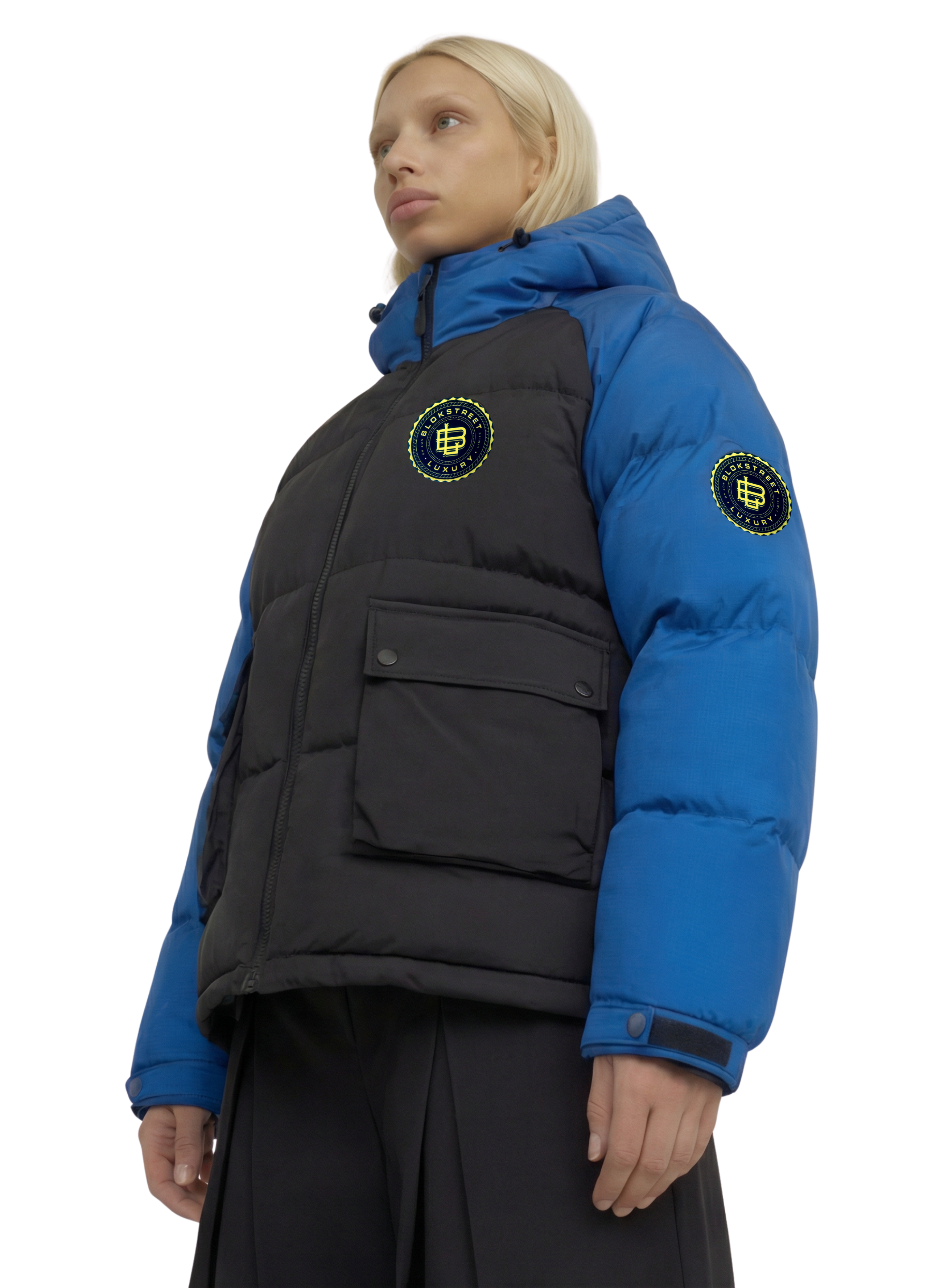 BLOK Arctic Contrast Puffer Jacket