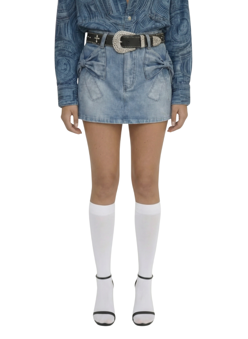 BLOK Monogram Circuit Denim Overshirt