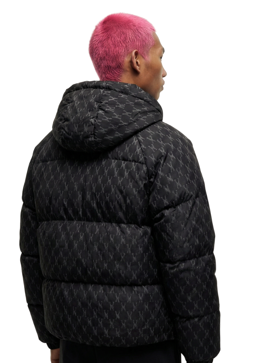 BLOK Obsidian Quilted Hooded Bomber