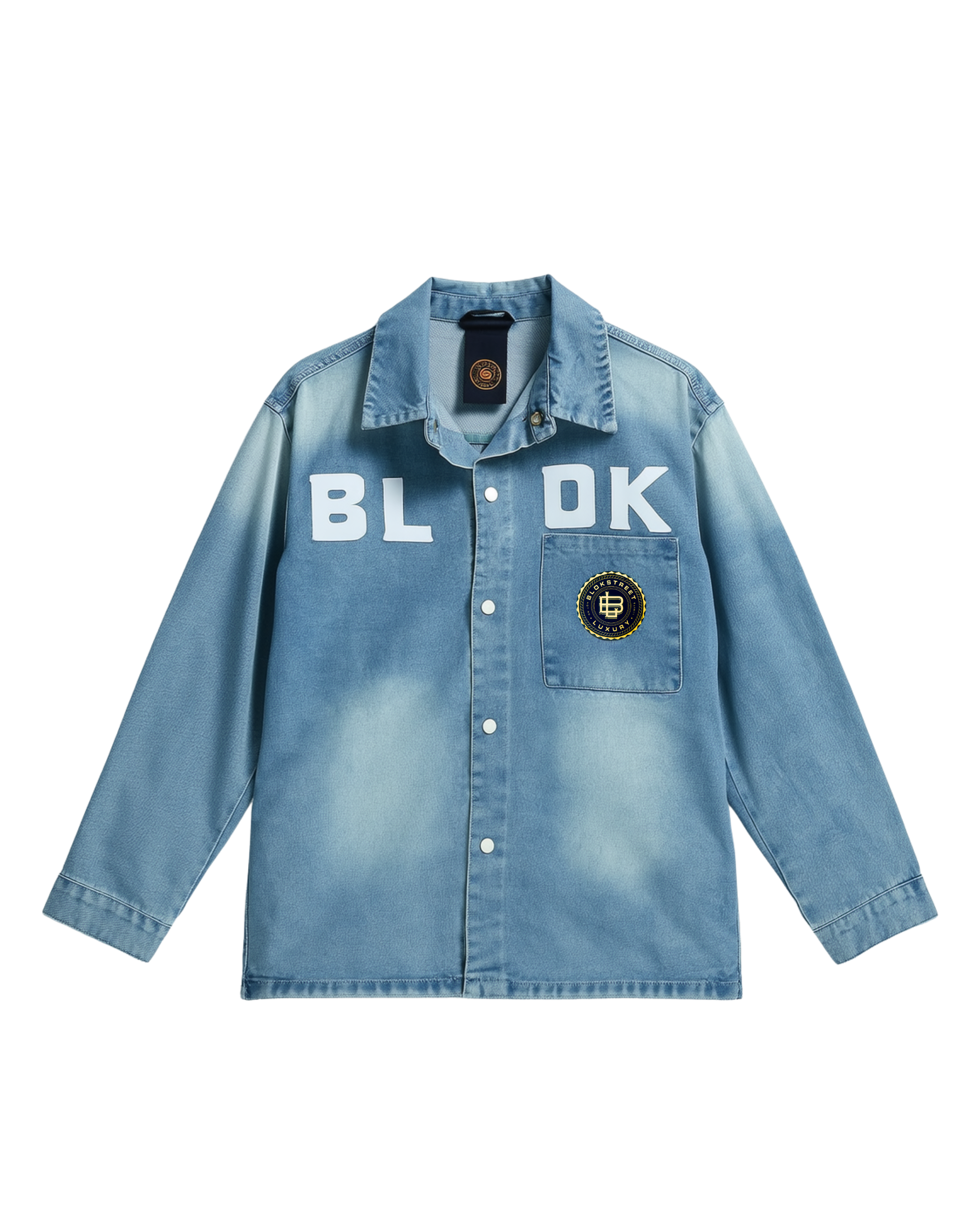 BLOK Washed Indigo Overshirt